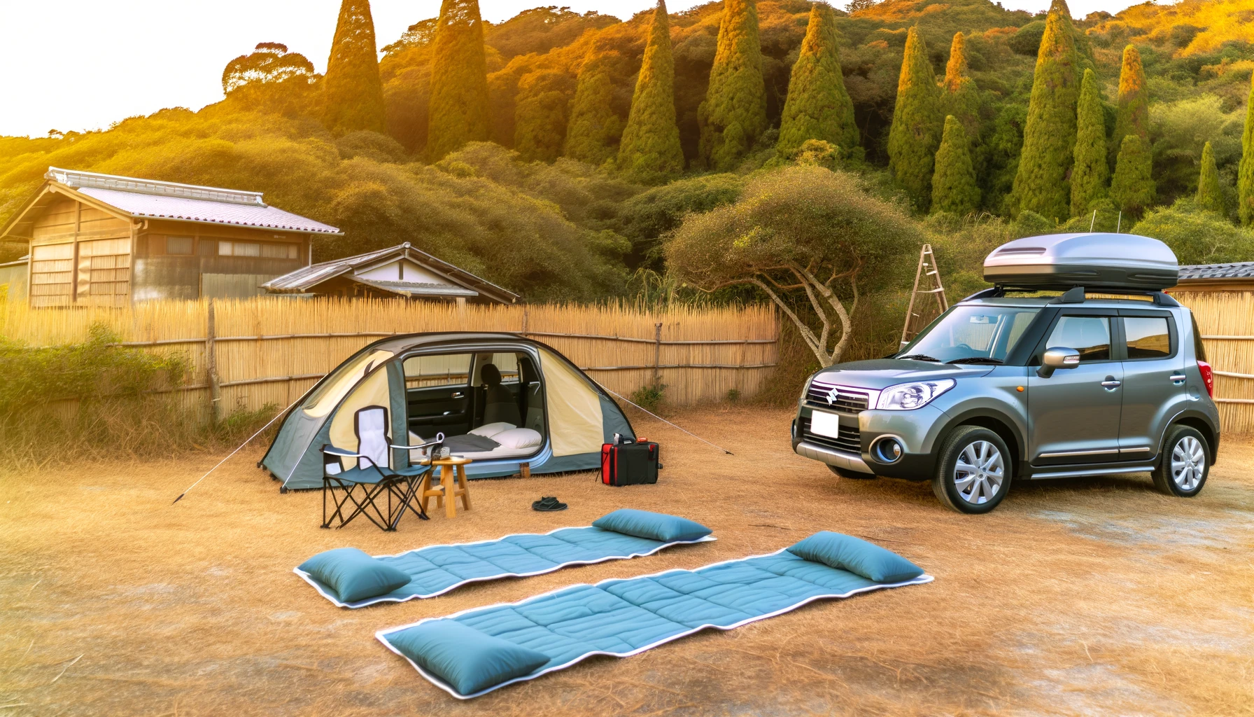 クロスビーの車中泊必要なフルフラットキット