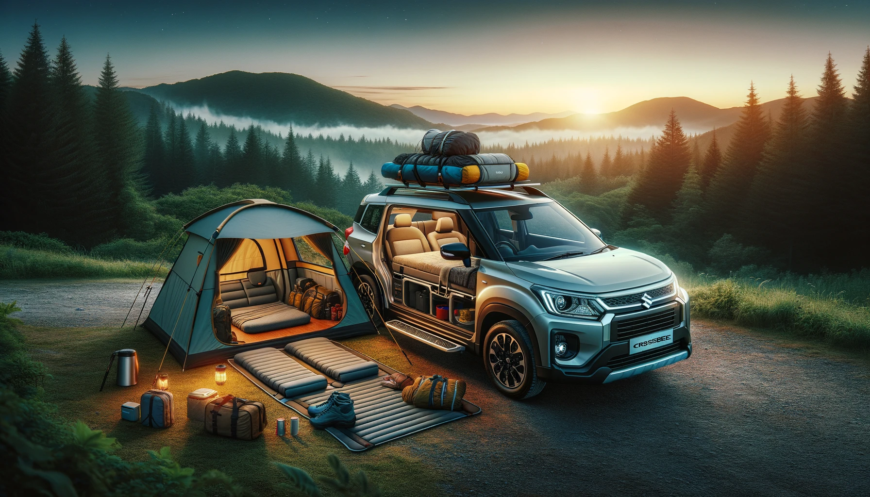 快適なクロスビー車中泊!フルフラット＆キット完全ガイド