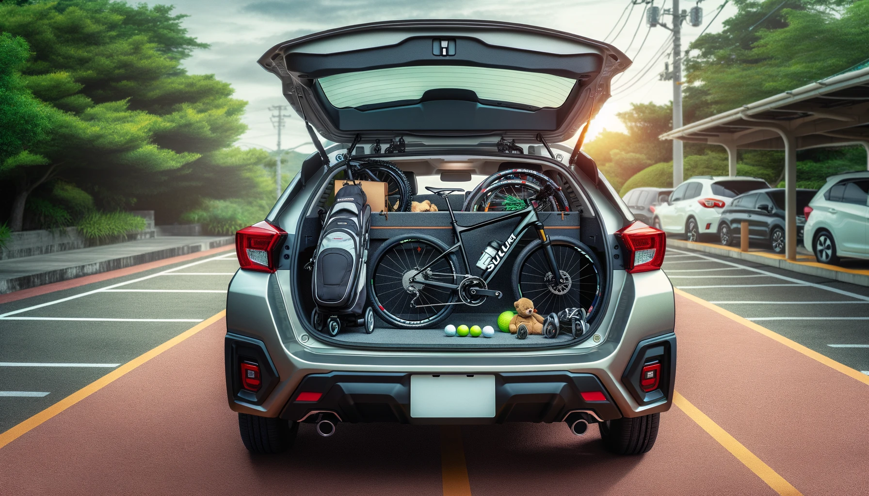 クロスビー 積載量 ゴルフバッグ