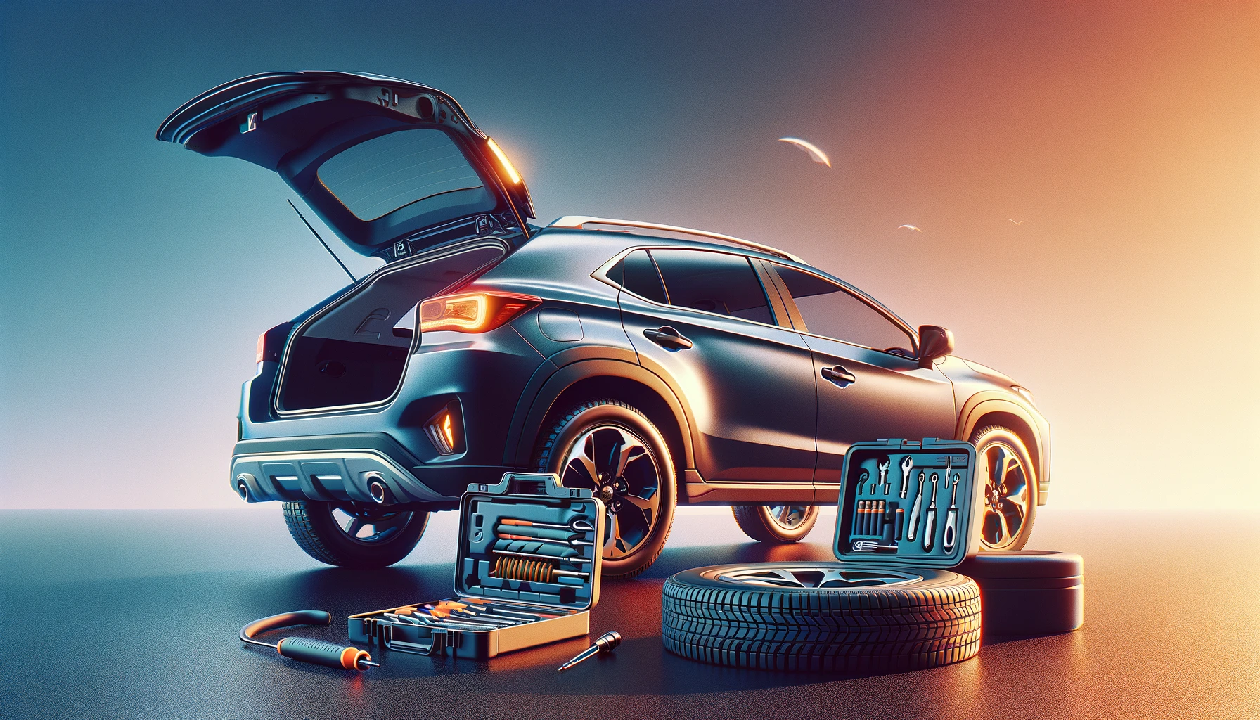 クロスビーにスペアタイヤがない?パンクした場合は?