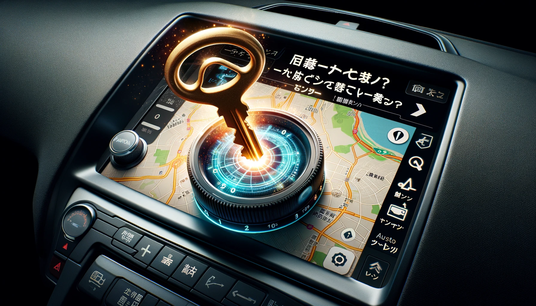 クロスビー ナビ 走行中